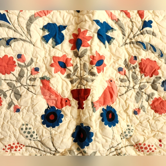 Plow & Hearth Ansley Folk Art King Shams (2) - Picture 2 of 8